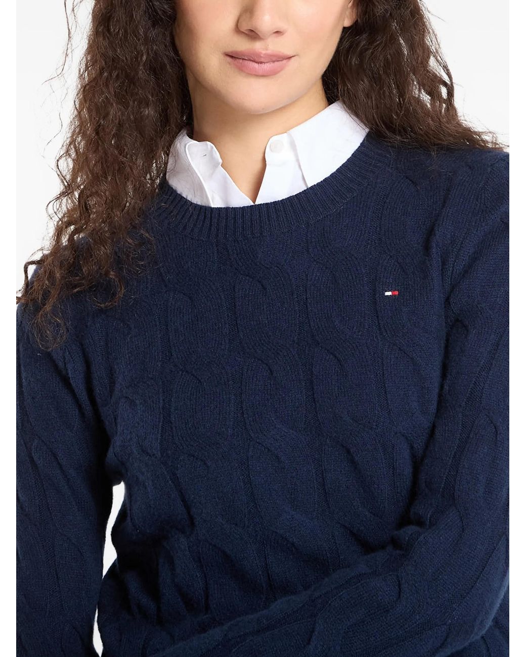 Tommy Hilfiger Blue Wool Sweater