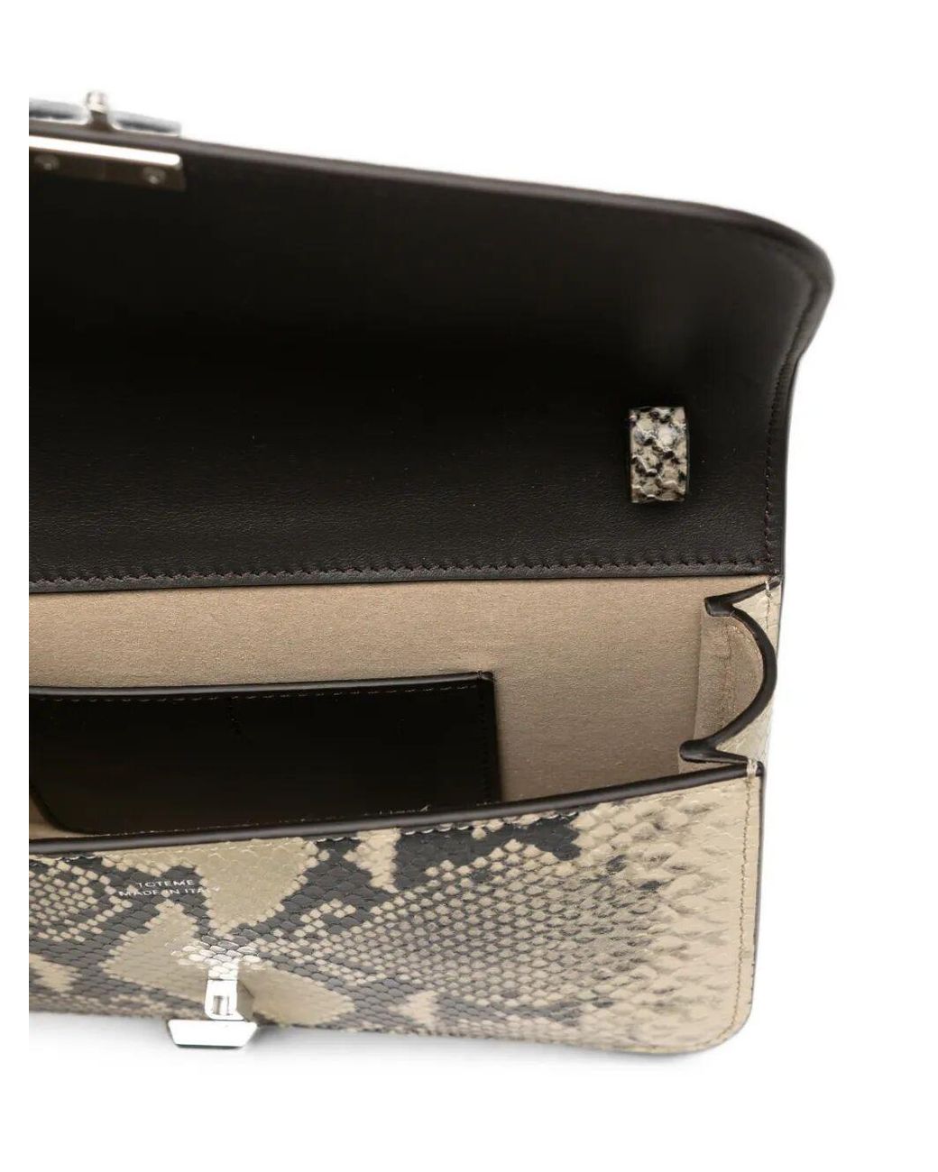 Totême Multicolor T-Lock Python Crossbody