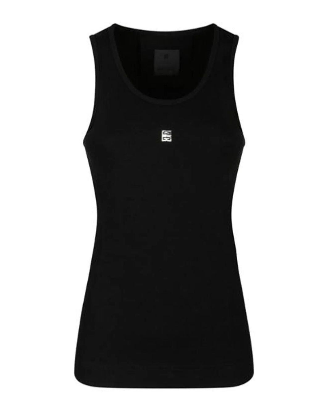 Givenchy Black Tank Top With Logo