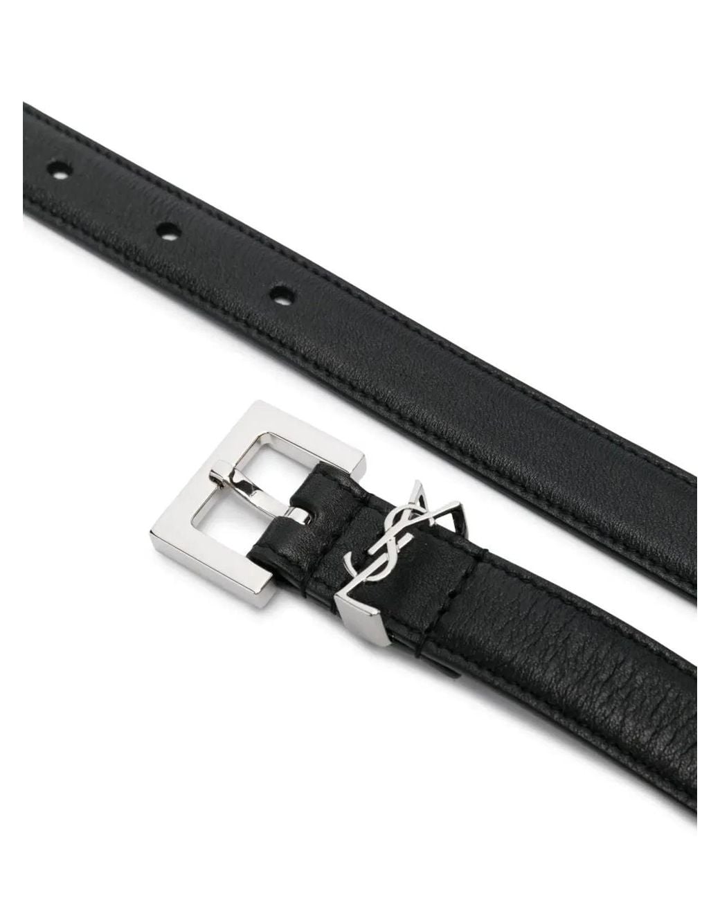 Saint Laurent Black Cintura Belt