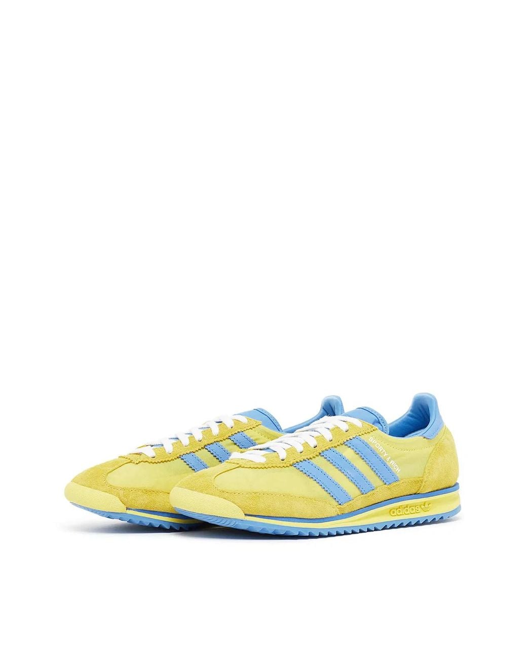 Adidas Yellow Sl72 X Sporty & Rich Sweden Pack Sneakers