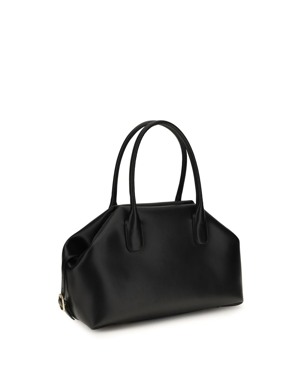 THEMOIRÈ Black Medium Talia Trank Shopping Bag