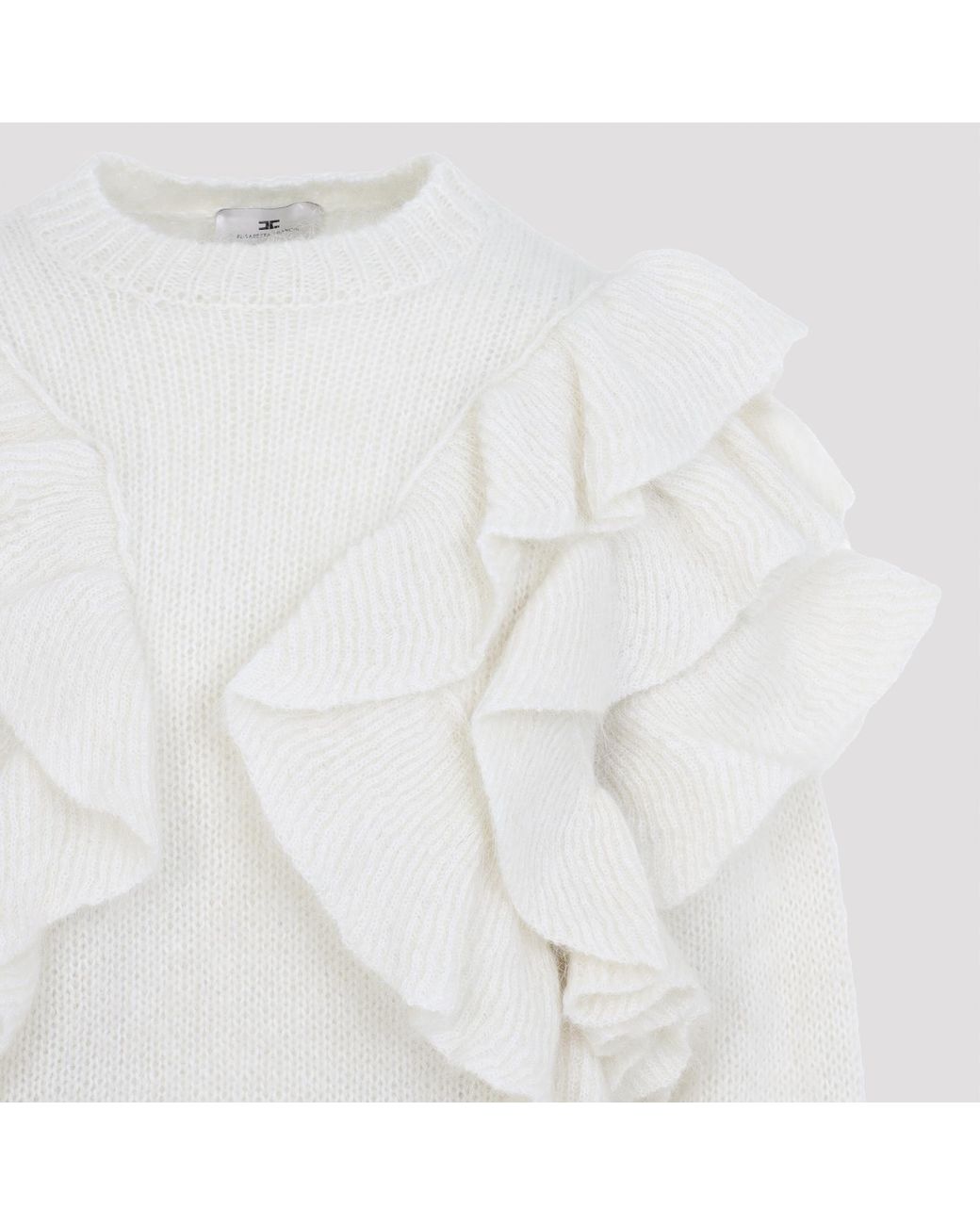 Elisabetta Franchi White Burro Sweater