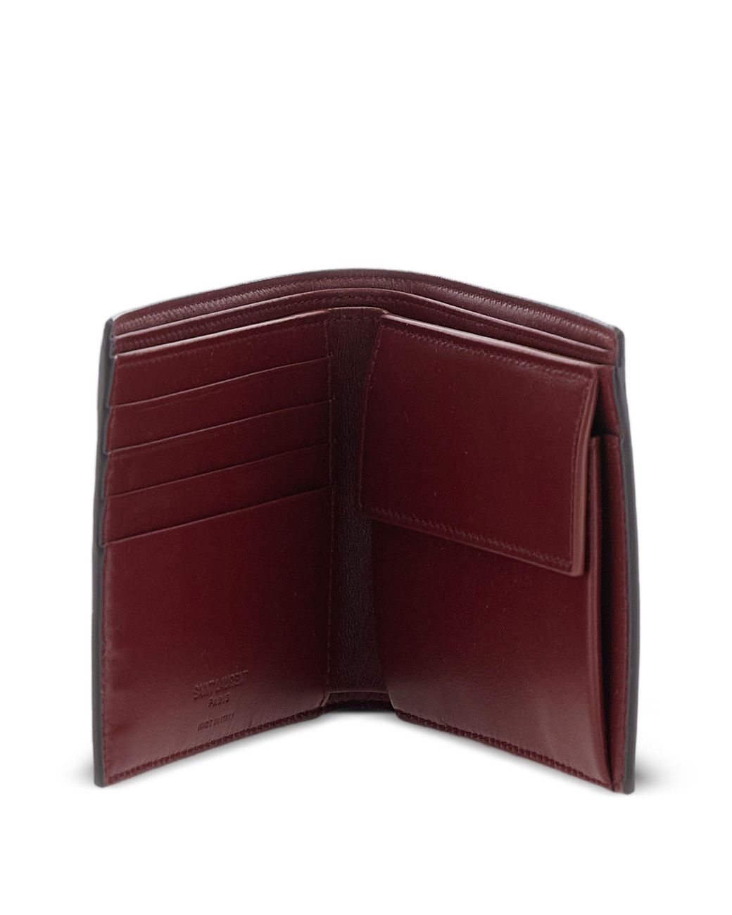 Saint Laurent Black Paris Bi-Fold Wallet for men