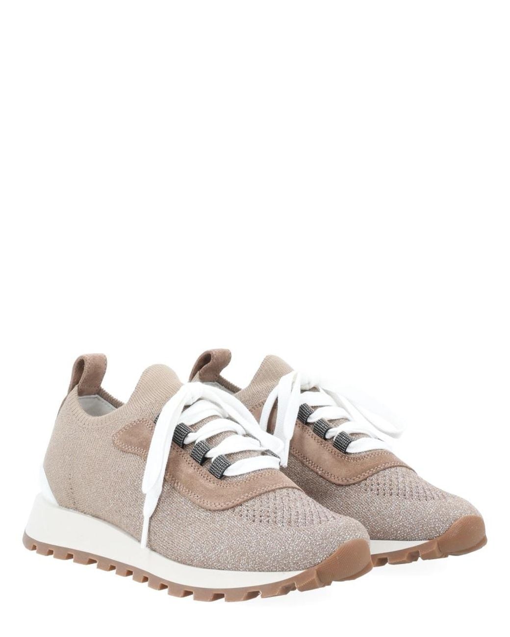 Brunello Cucinelli Natural Sneaker "Runner"