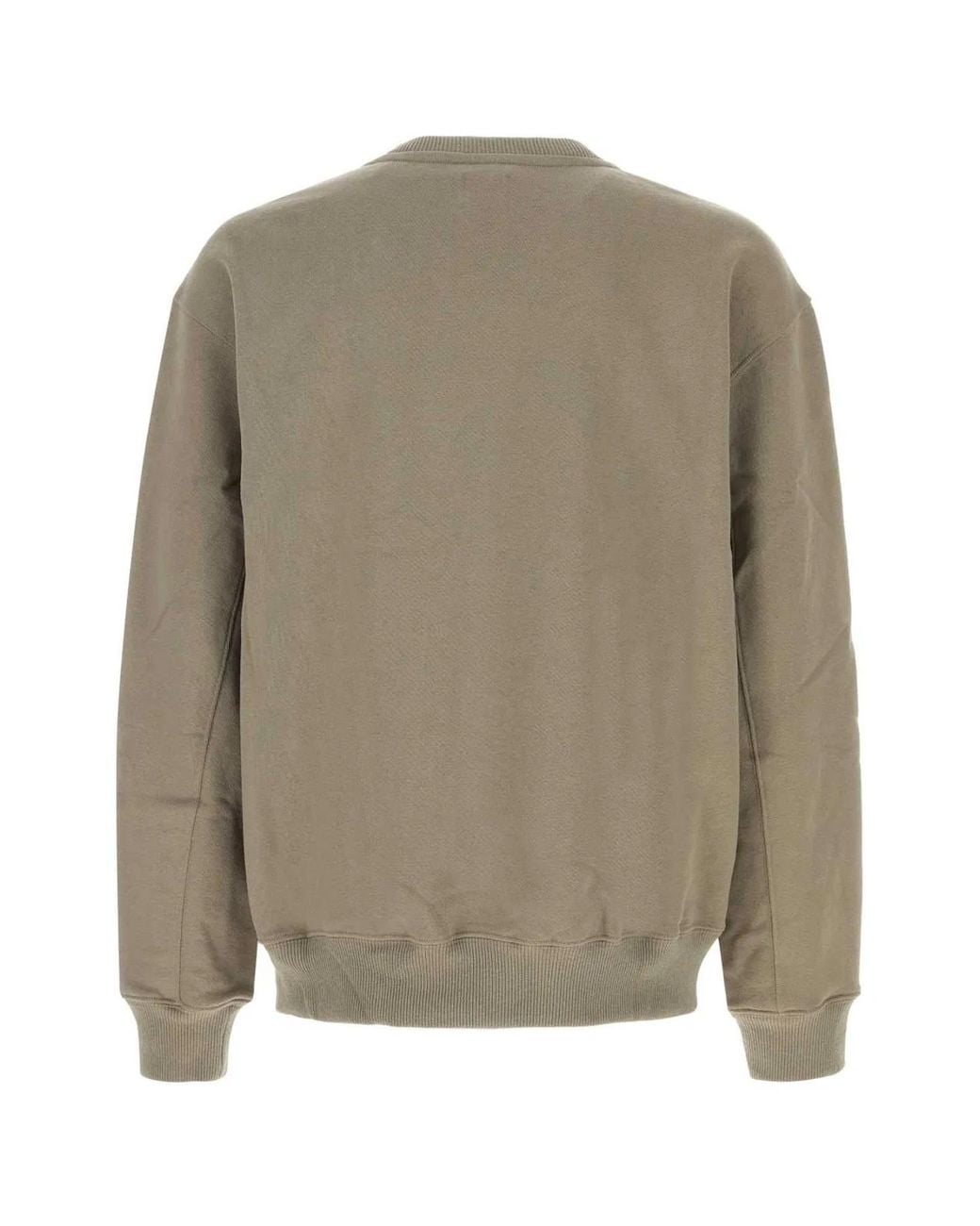 New Balance Natural Khaki Cotton Sweatshirt for men