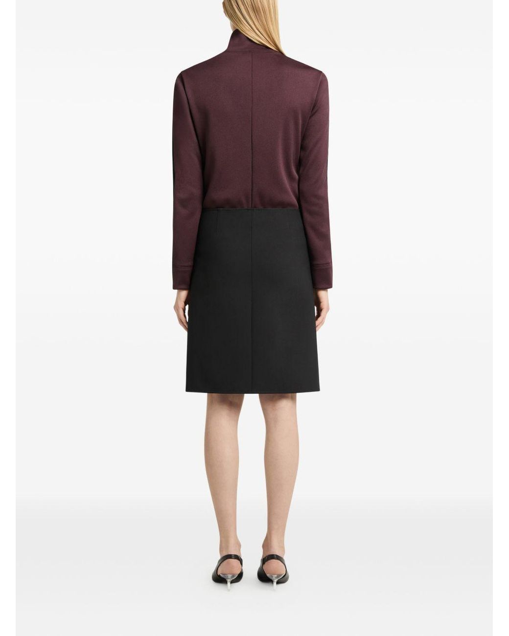 Courreges Purple Courregès Dark/ Twotone Zipup Sweatshirt