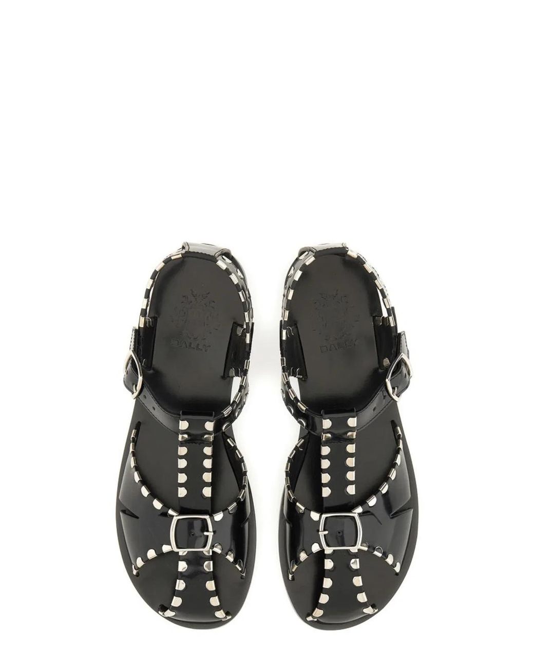 Bally Black Pasely" Sandals