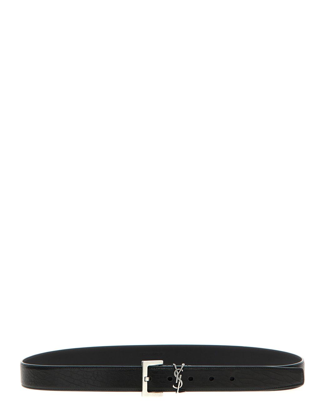 Saint Laurent Black 'Cassandre' Belt for men