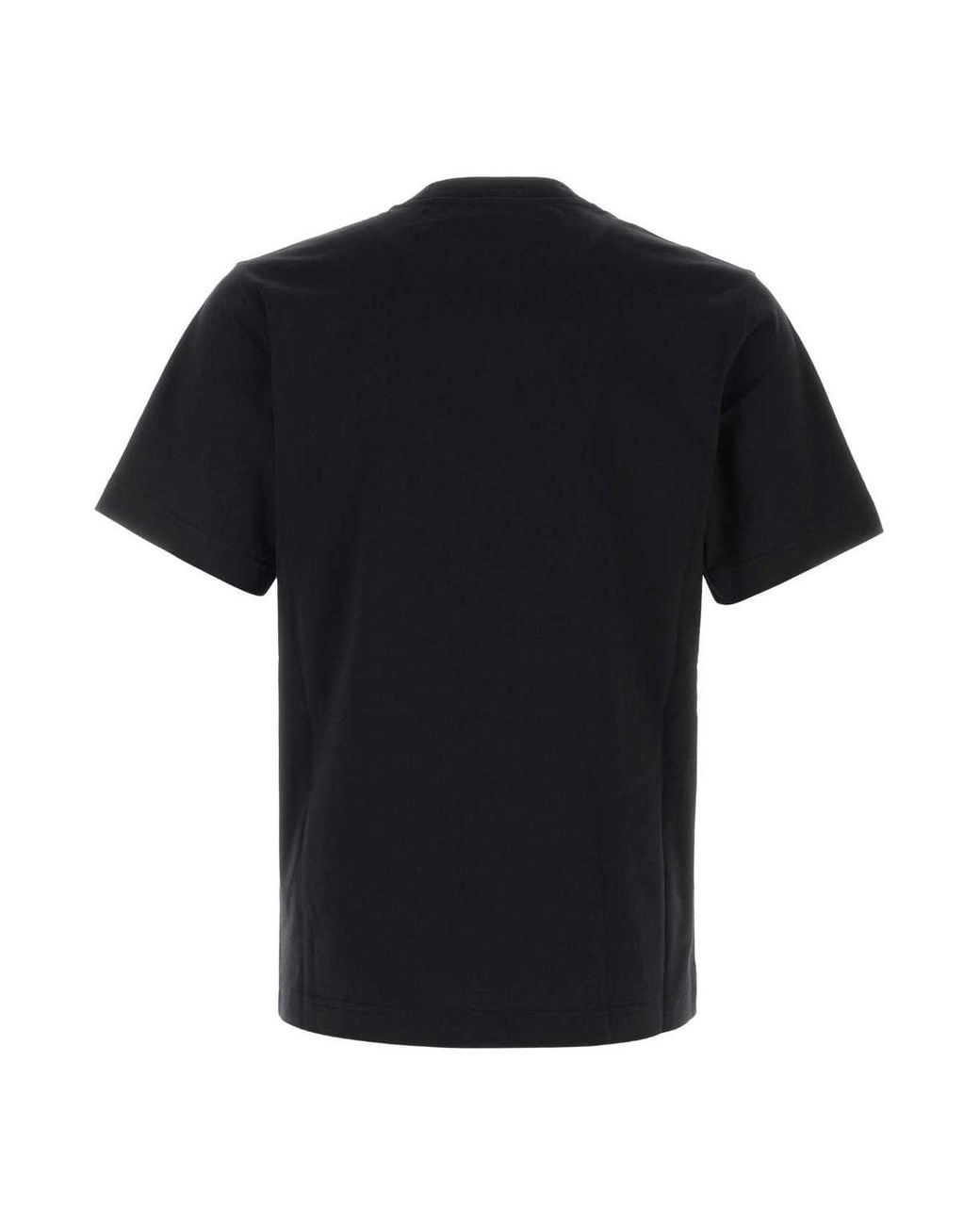 Burberry Black Metal Ekd Detail T-Shirt for men