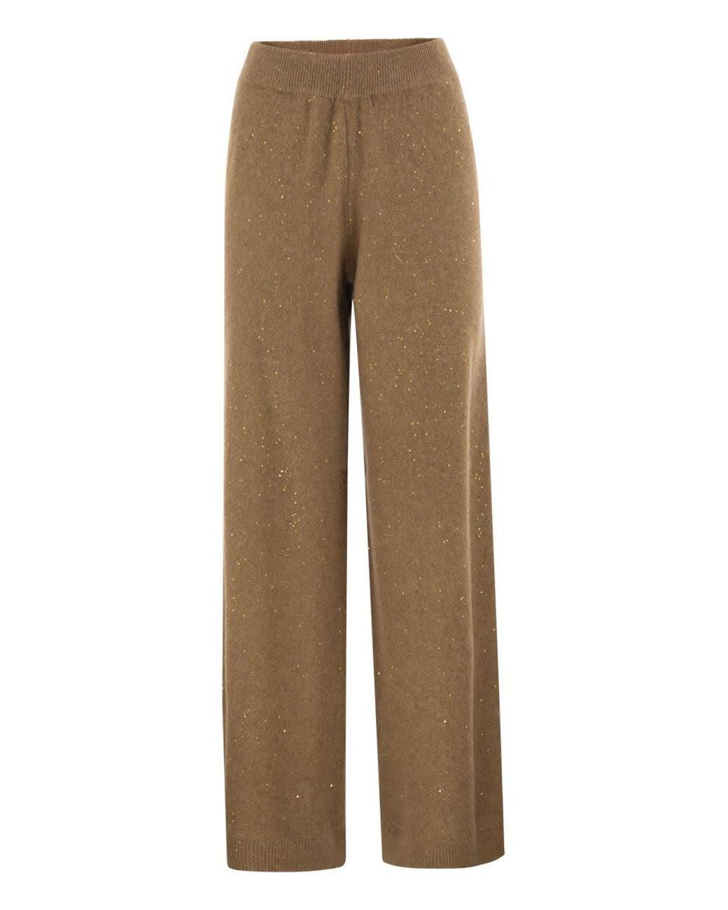 Fabiana Filippi Natural Knitted Trousers
