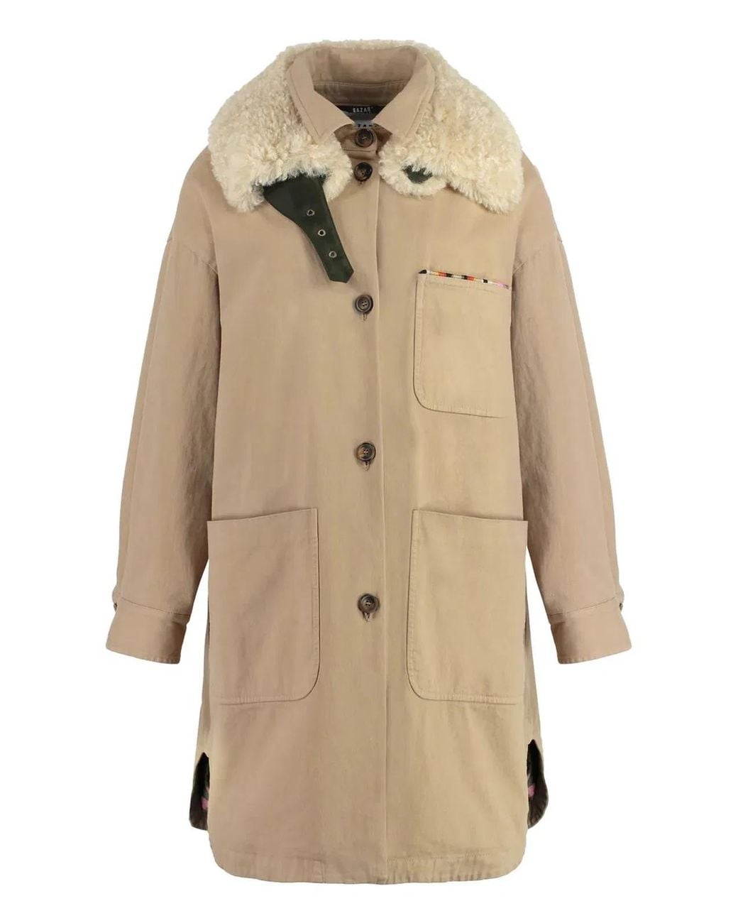 Bazar Deluxe Natural Canvas Parka