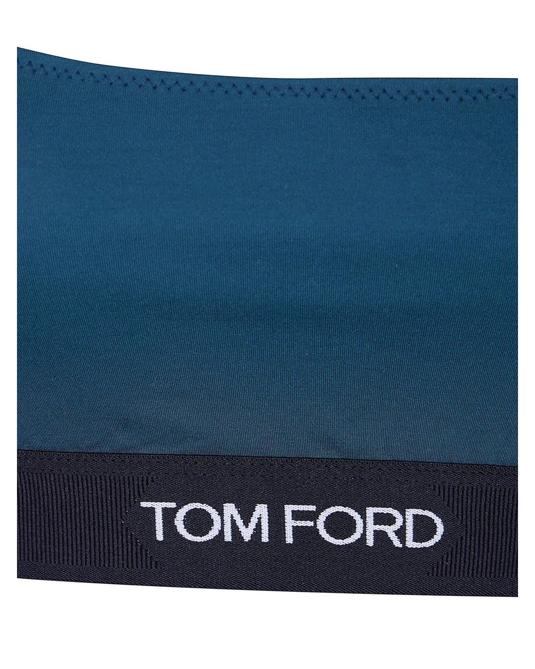 Tom Ford Blue Modal Bralet Top