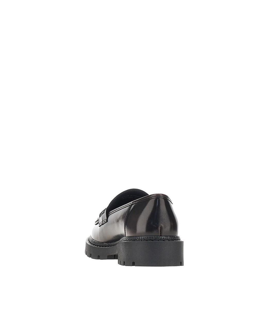 BIANCO LEVRIN Black Leather Loafers With Tassels for men