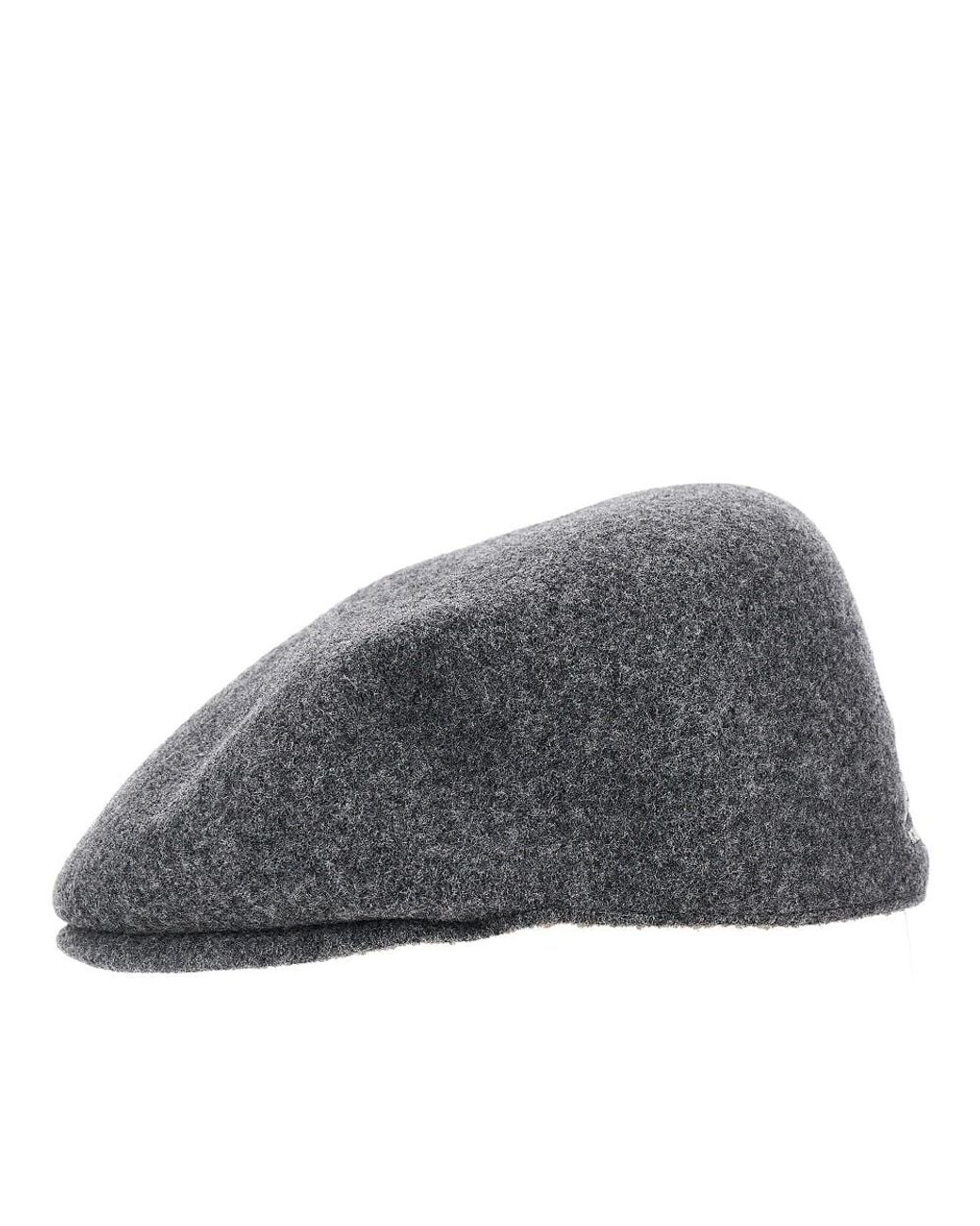 Kangol Gray Clery Wool Cap for men