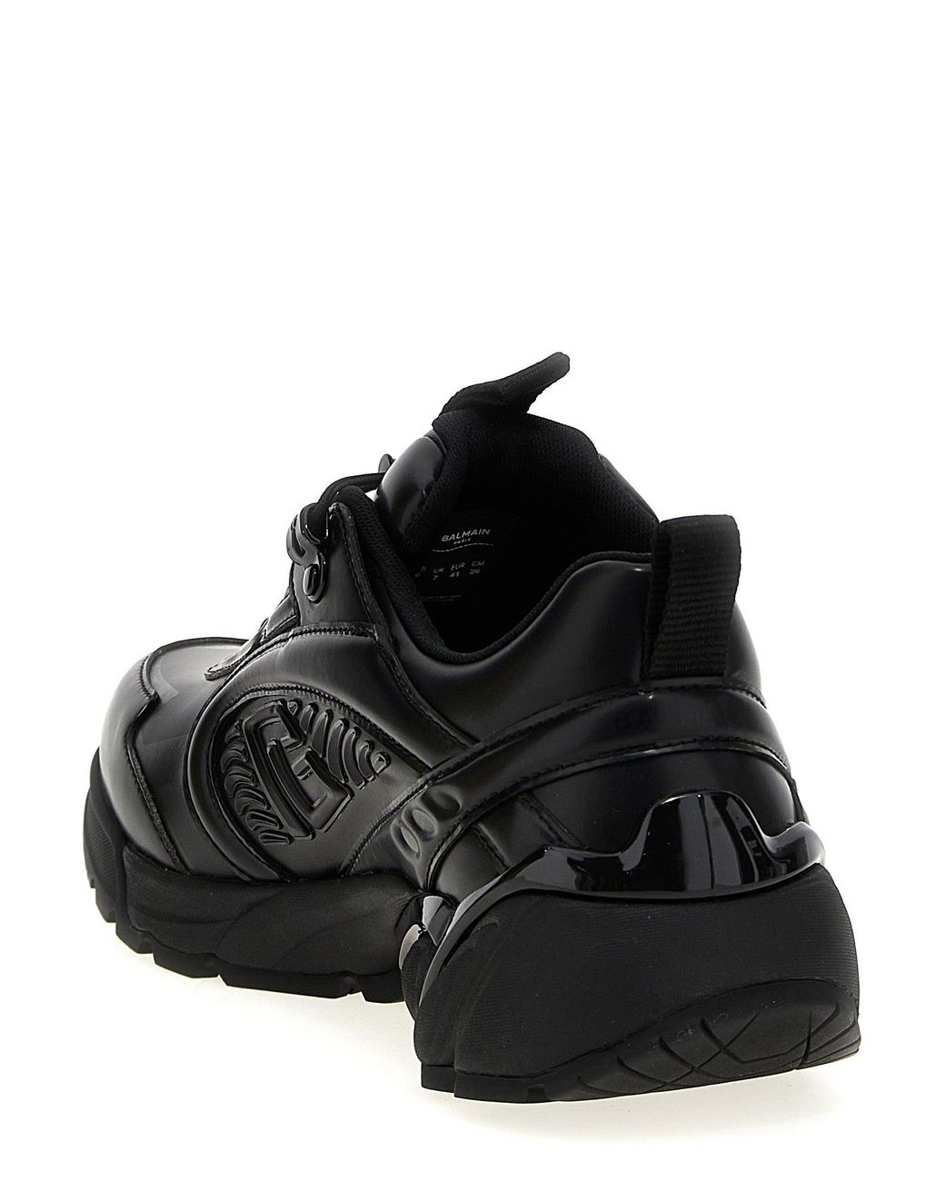 Balmain Black 'Cosmic Dust' Sneakers for men