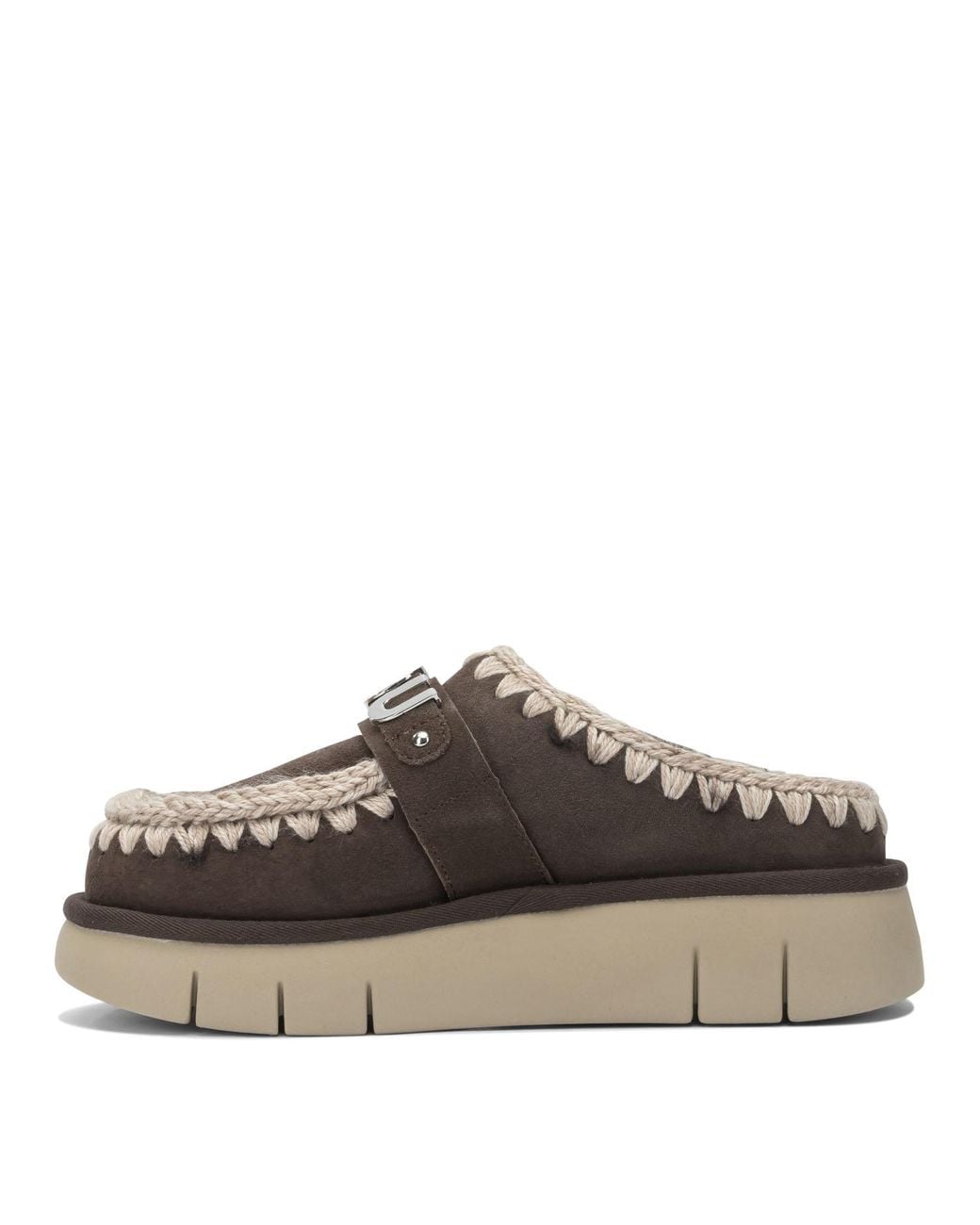 Mou Brown Loafers & Slippers