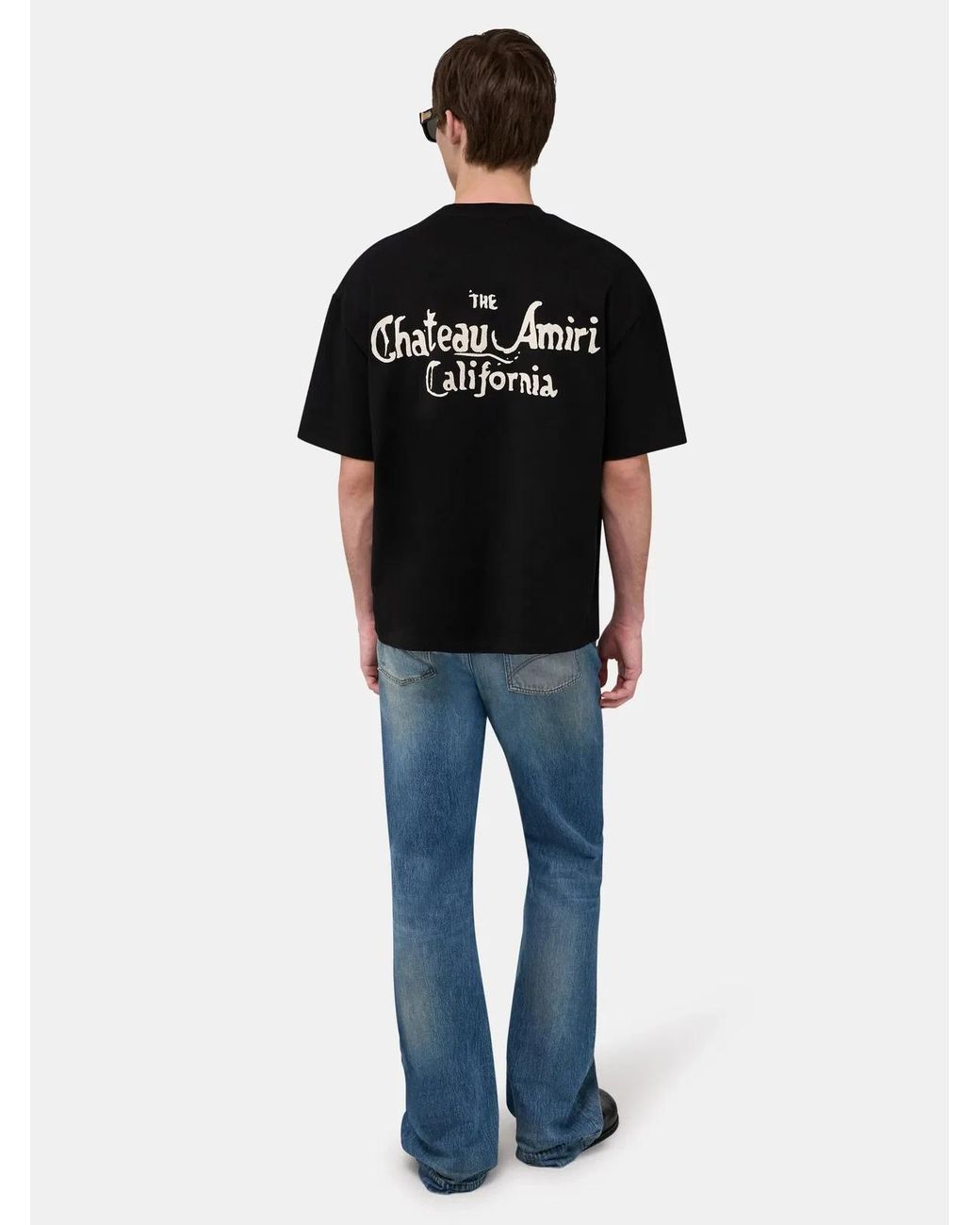 Amiri Blue Chateau Graphic T-Shirt For for men