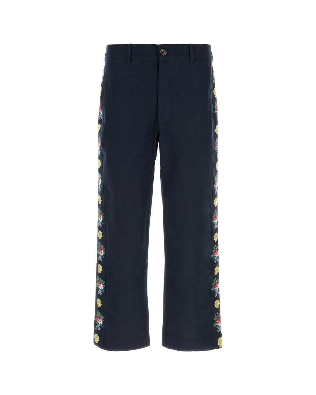 BAZISZT Blue Pine Pants for men