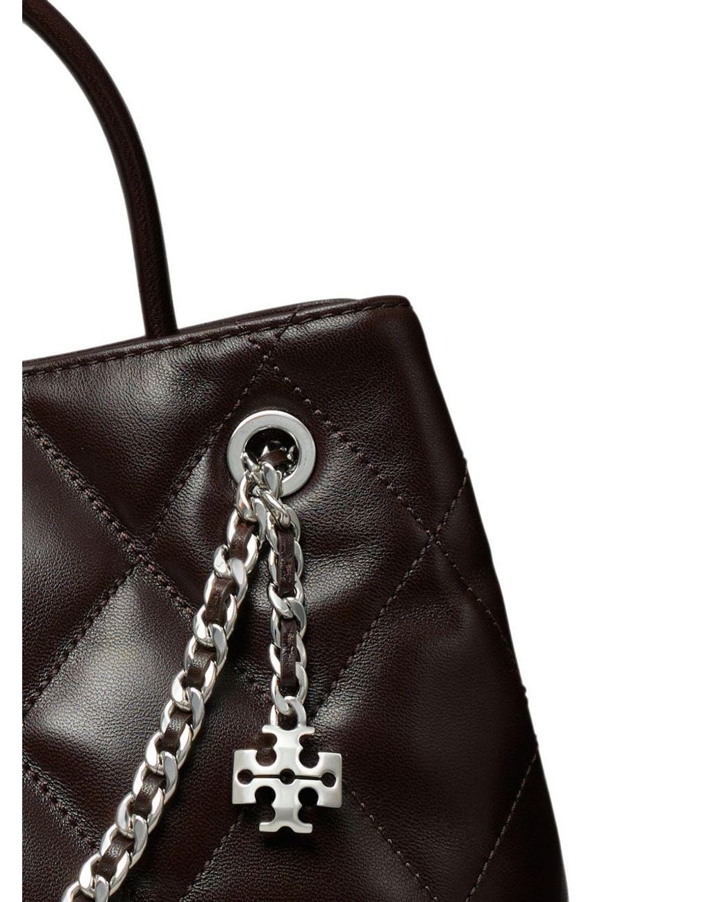 Tory Burch Black Fleming Small Leather Tote