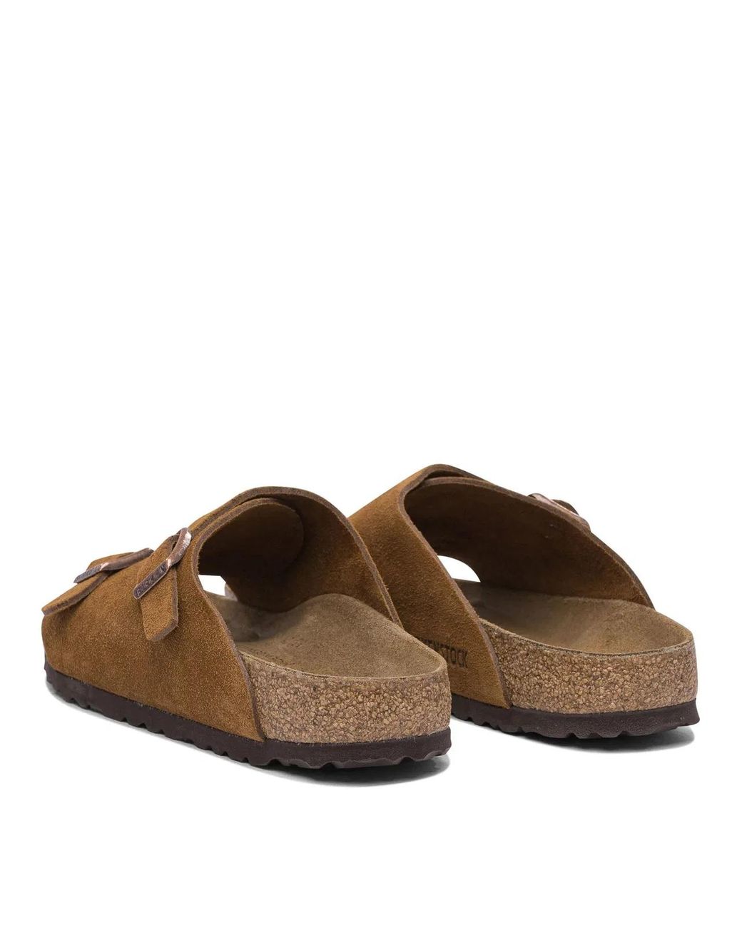 Birkenstock Brown Suede Sandals for men