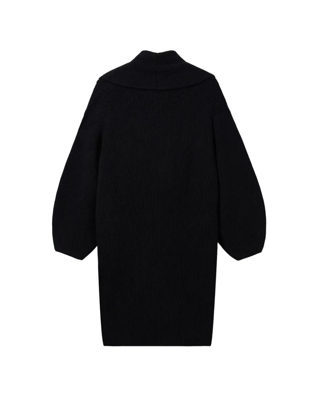Totême  Black "Long Shawl Lapel" Cardigan