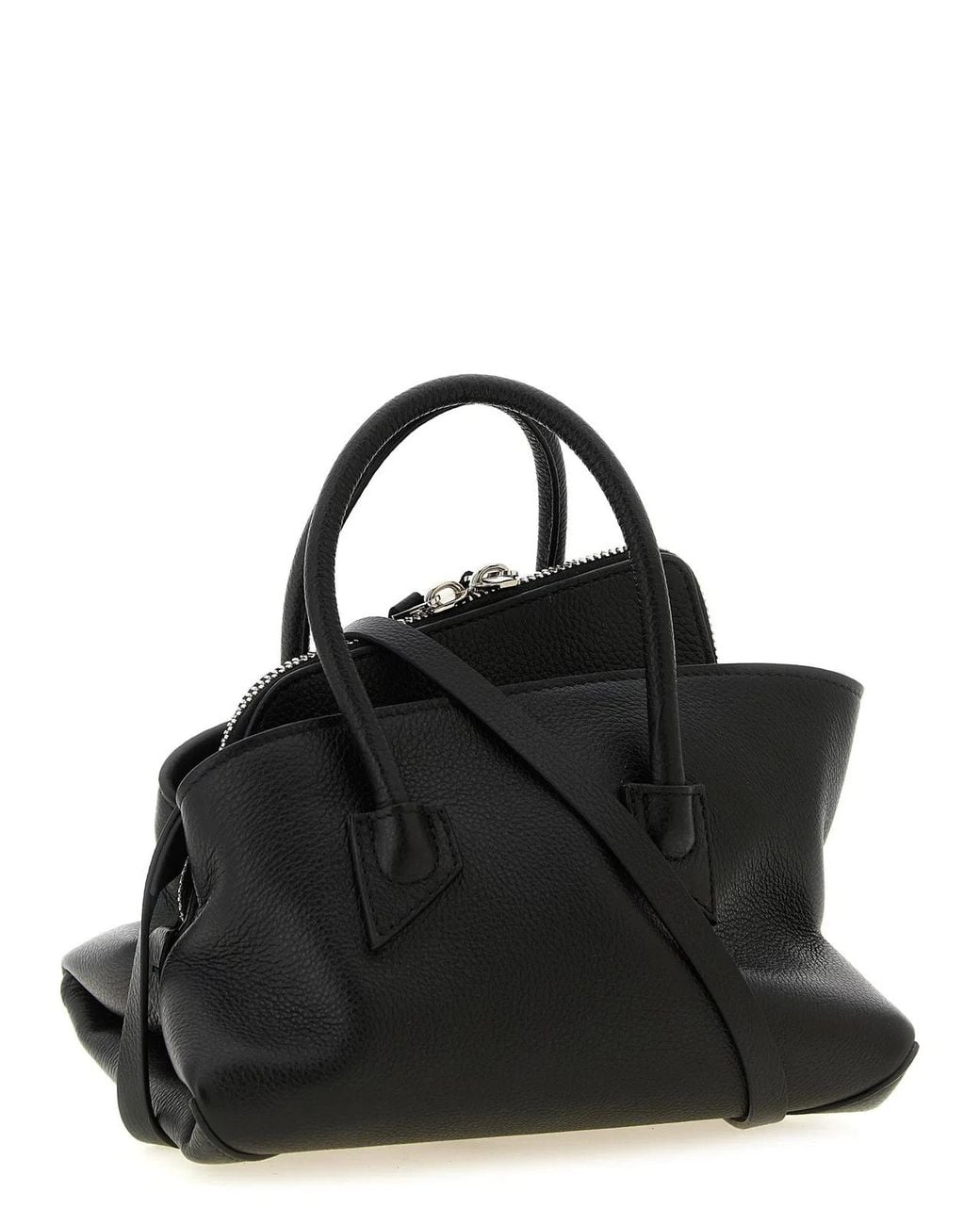The Attico Black 'La Passeggiata Mini' Handbag