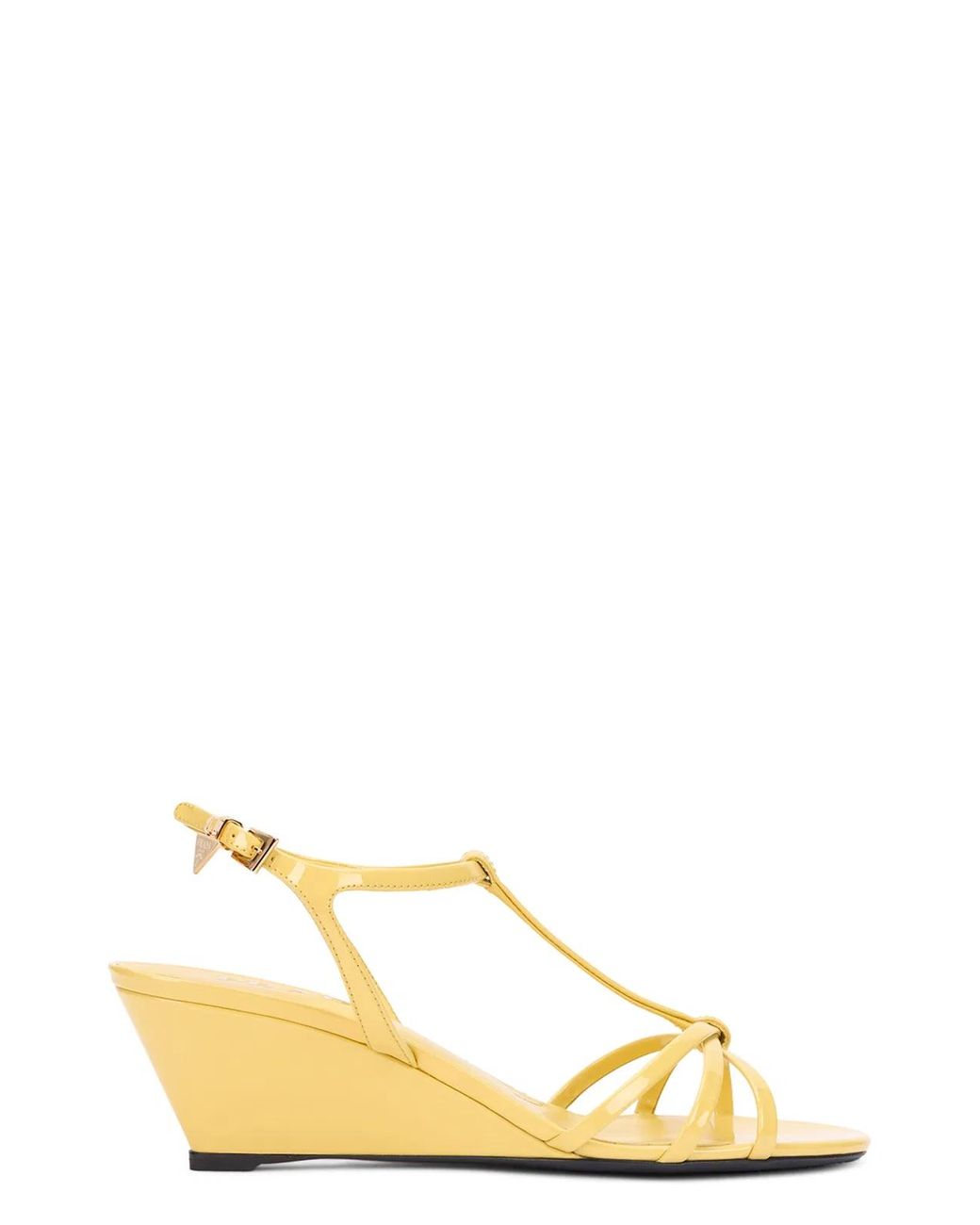 Prada Natural Wedge Sandals