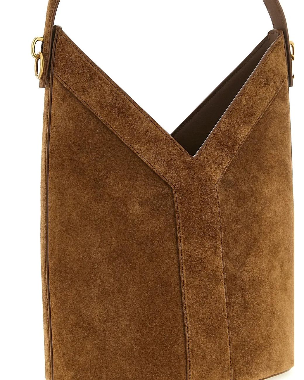 Saint Laurent Brown Saint Laurent Shoulder Bag