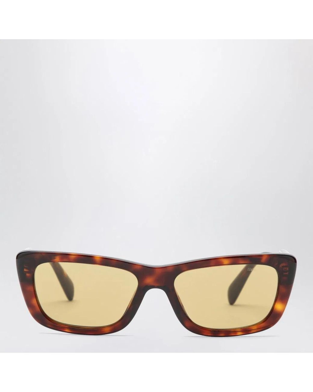 Miu Miu Brown Eyewear Collection Havana Sunglasses