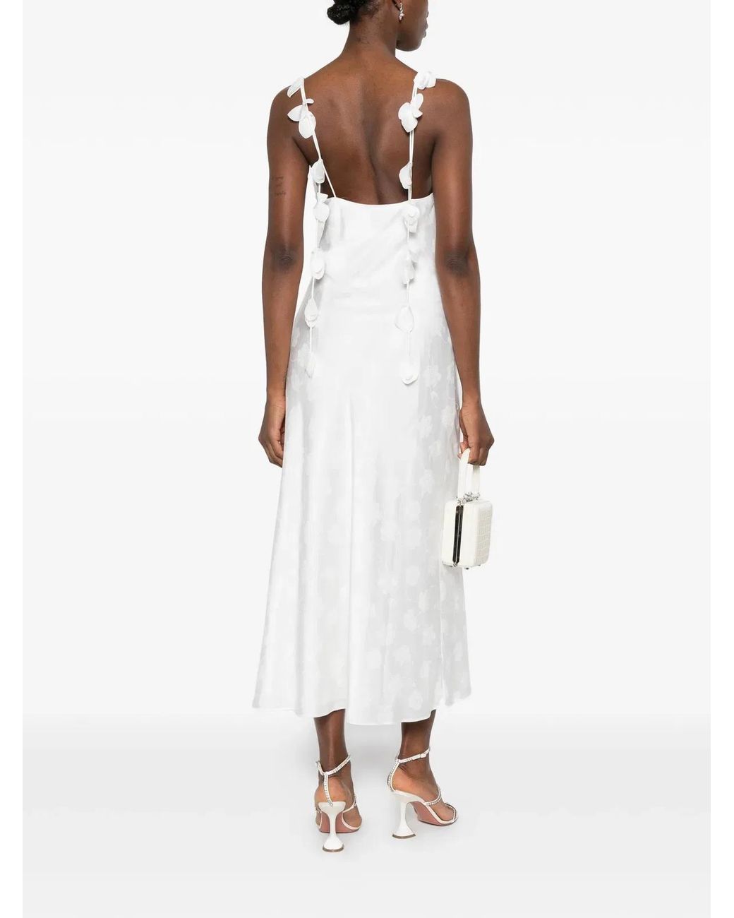ROTATE BIRGER CHRISTENSEN White Midi Dress
