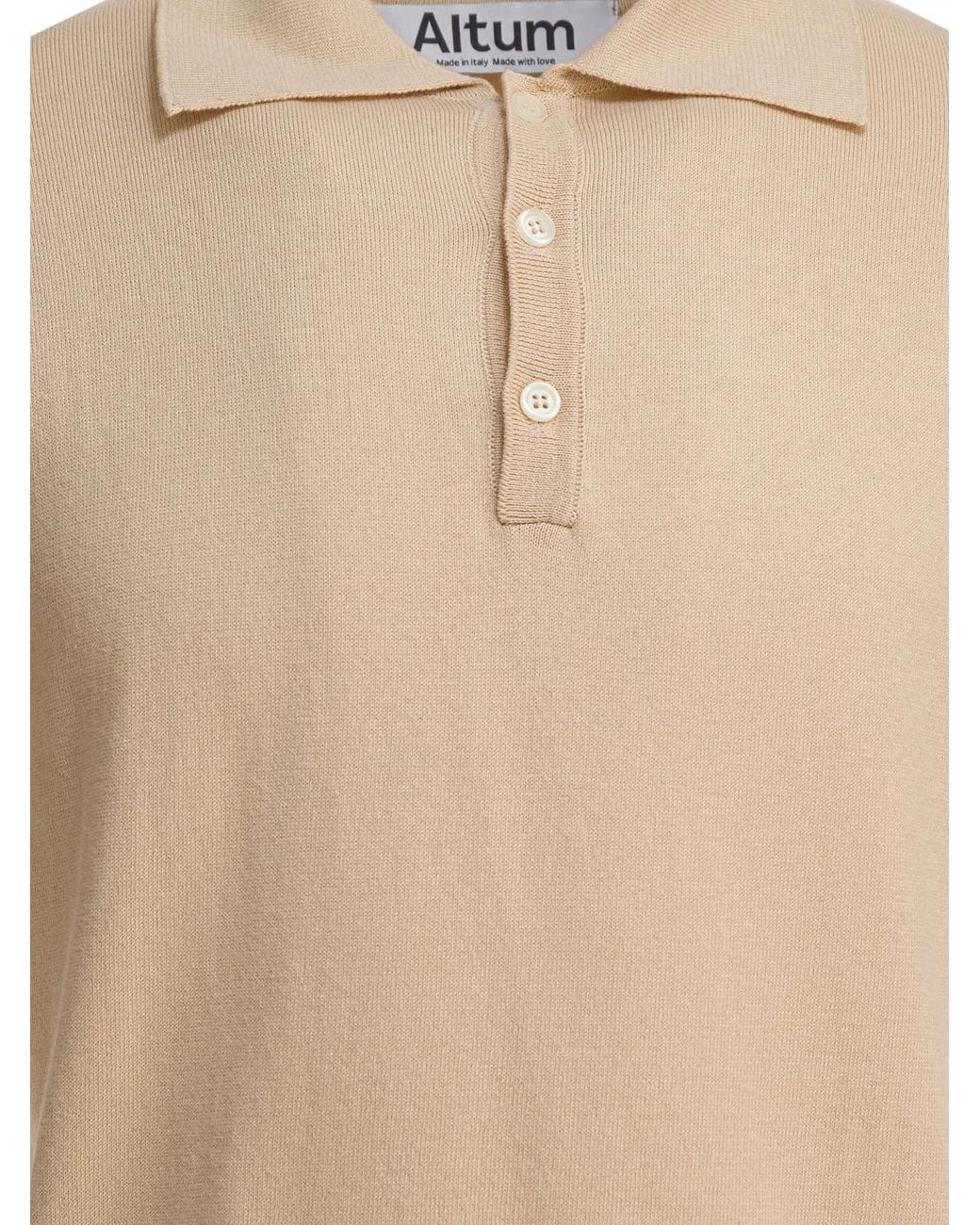Altum Natural Cotton Polo Shirt for men