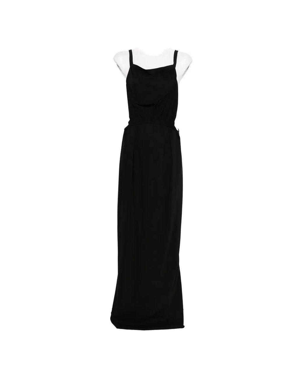 Rick Owens Black Temple Gown
