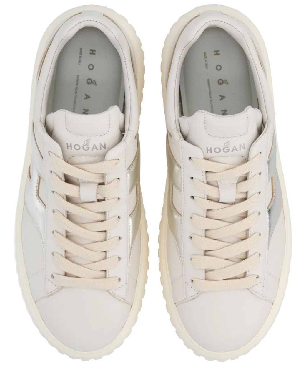 Hogan White Multicolour Mutton Calfskin Sneaker