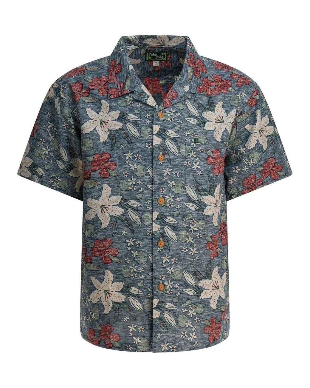 Montbell Gray Cotton Bamboo Shirt for men