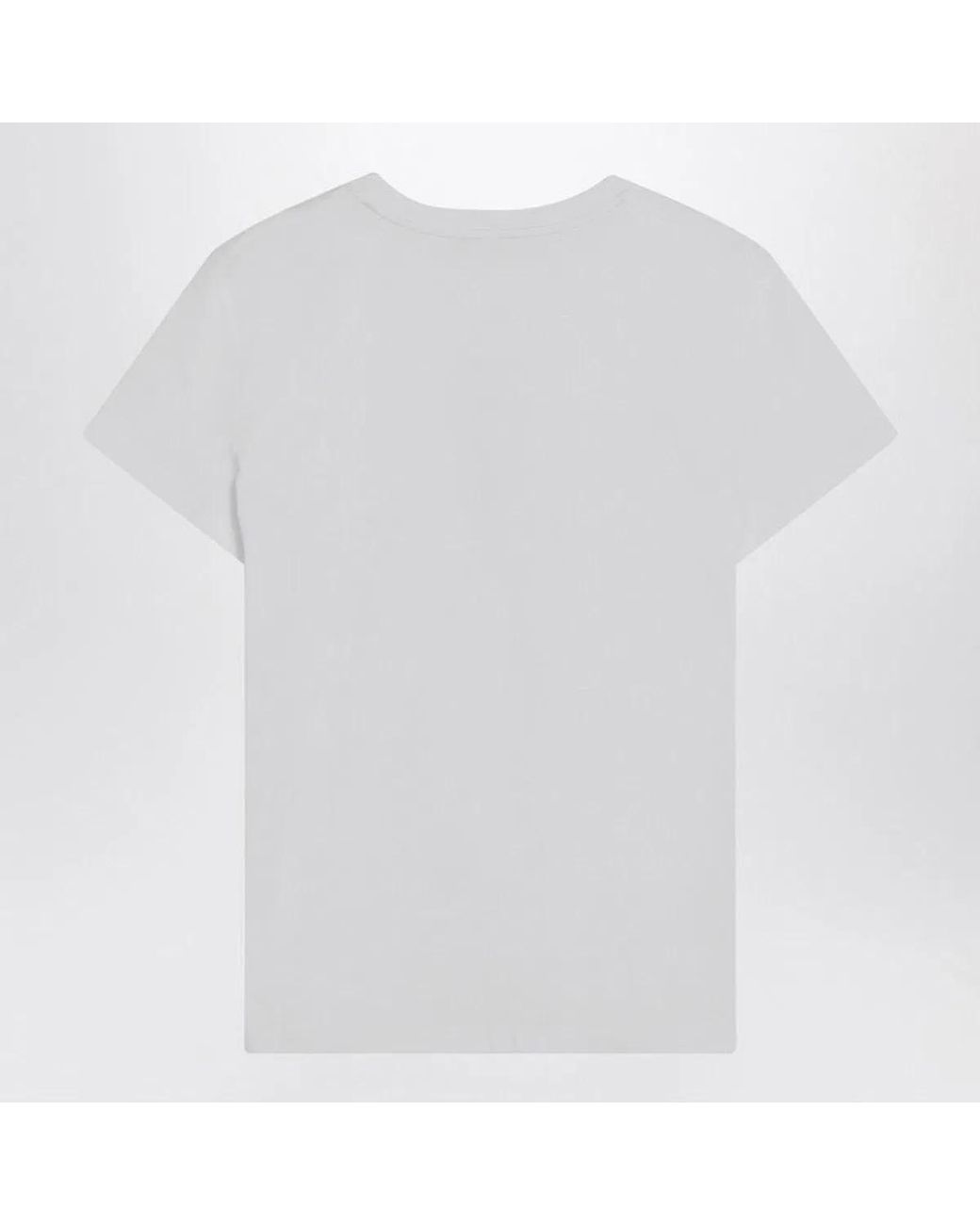 Max Mara White Cotton Jersey Tshirt