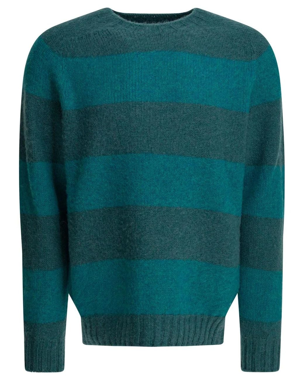 Beams Plus Blue Wool Knitwear for men