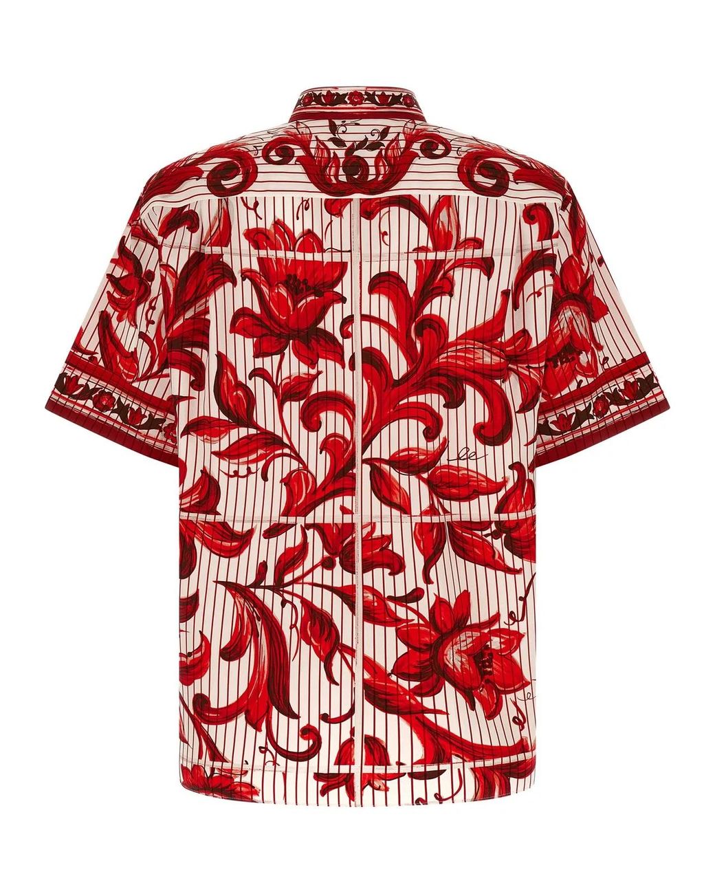 Dolce & Gabbana Red Dolce & Gabbana 'Maiolica' Shirt for men
