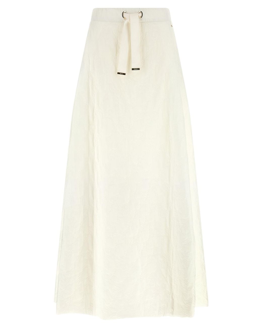 Herno White A-Line Skirt