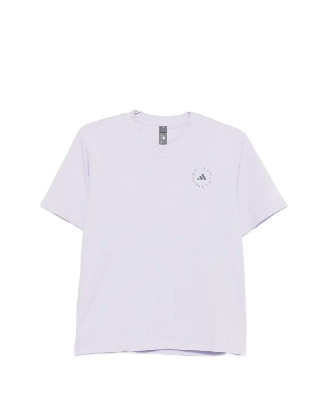 Adidas By Stella McCartney Purple Adidas By Stella Mccartney Logo T-Shirt