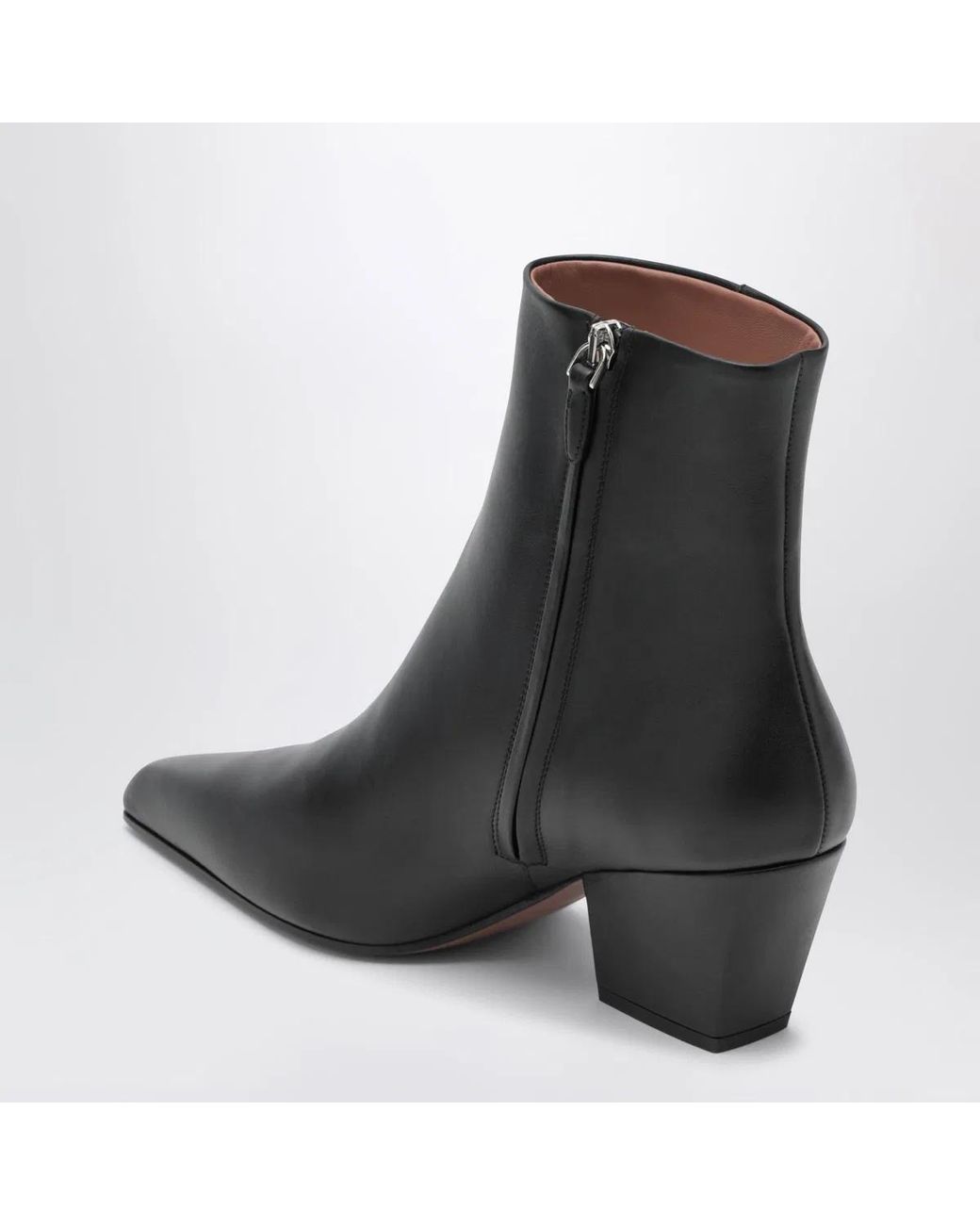 Paris Texas Black Jane Ankle Boots