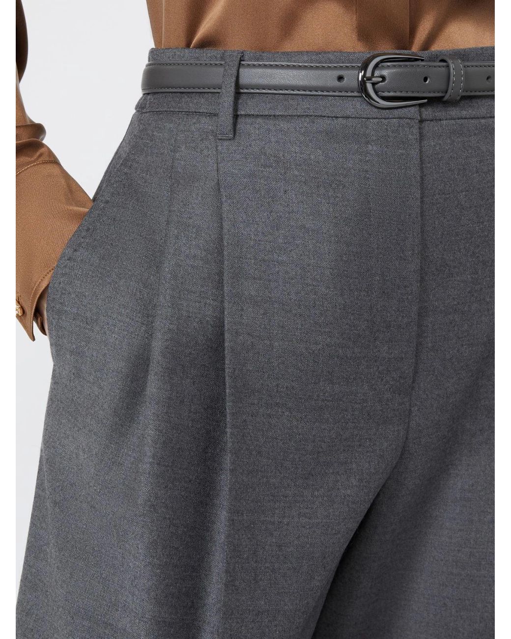 Max Mara Gray "Mst Lago" Classic Trousers