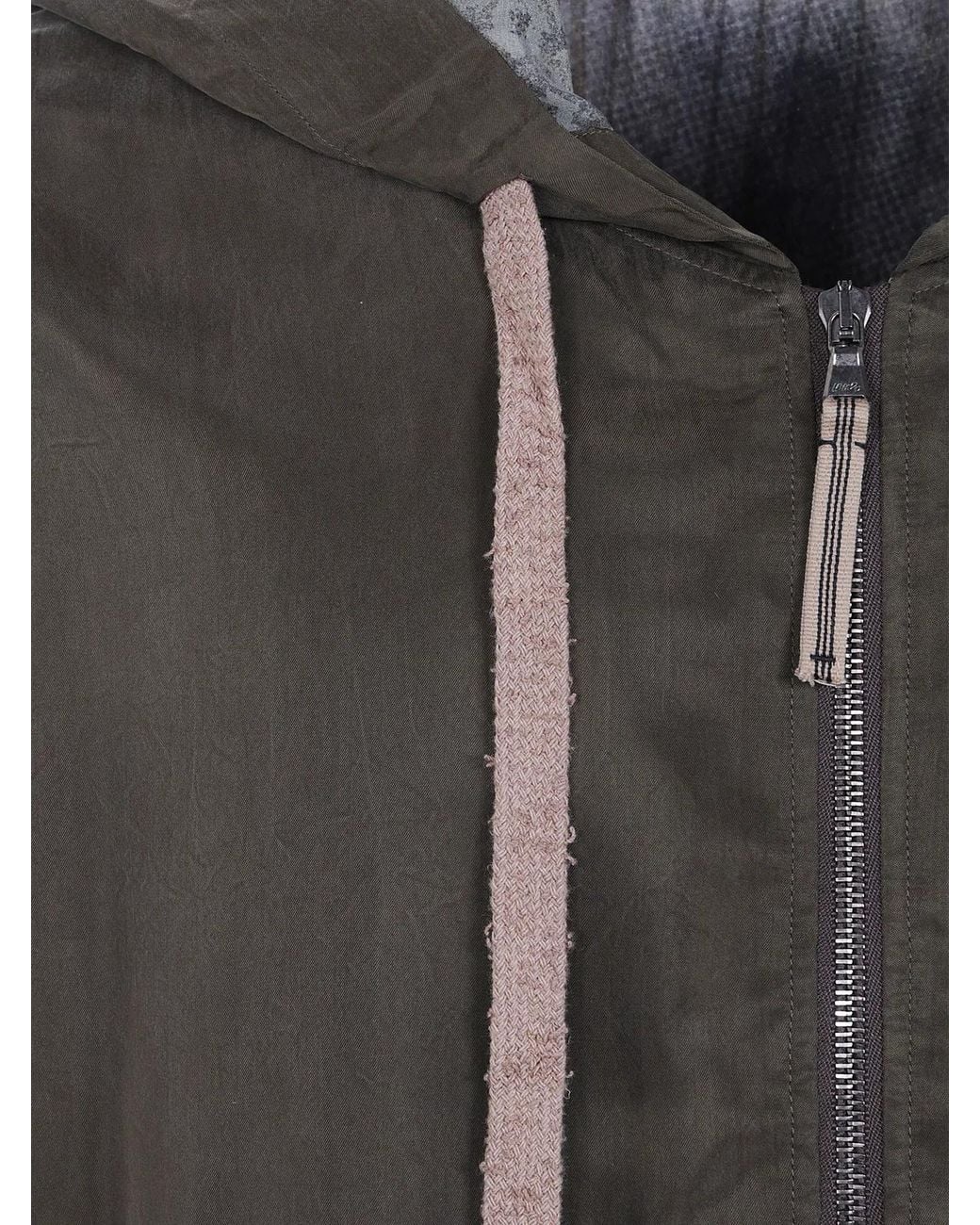 Ziggy Chen Black Cropped Full Zip Hoodie for men