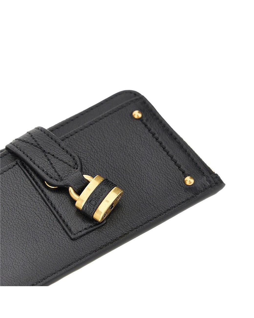 Chloé Black Paddington Small Leather Coin Purse