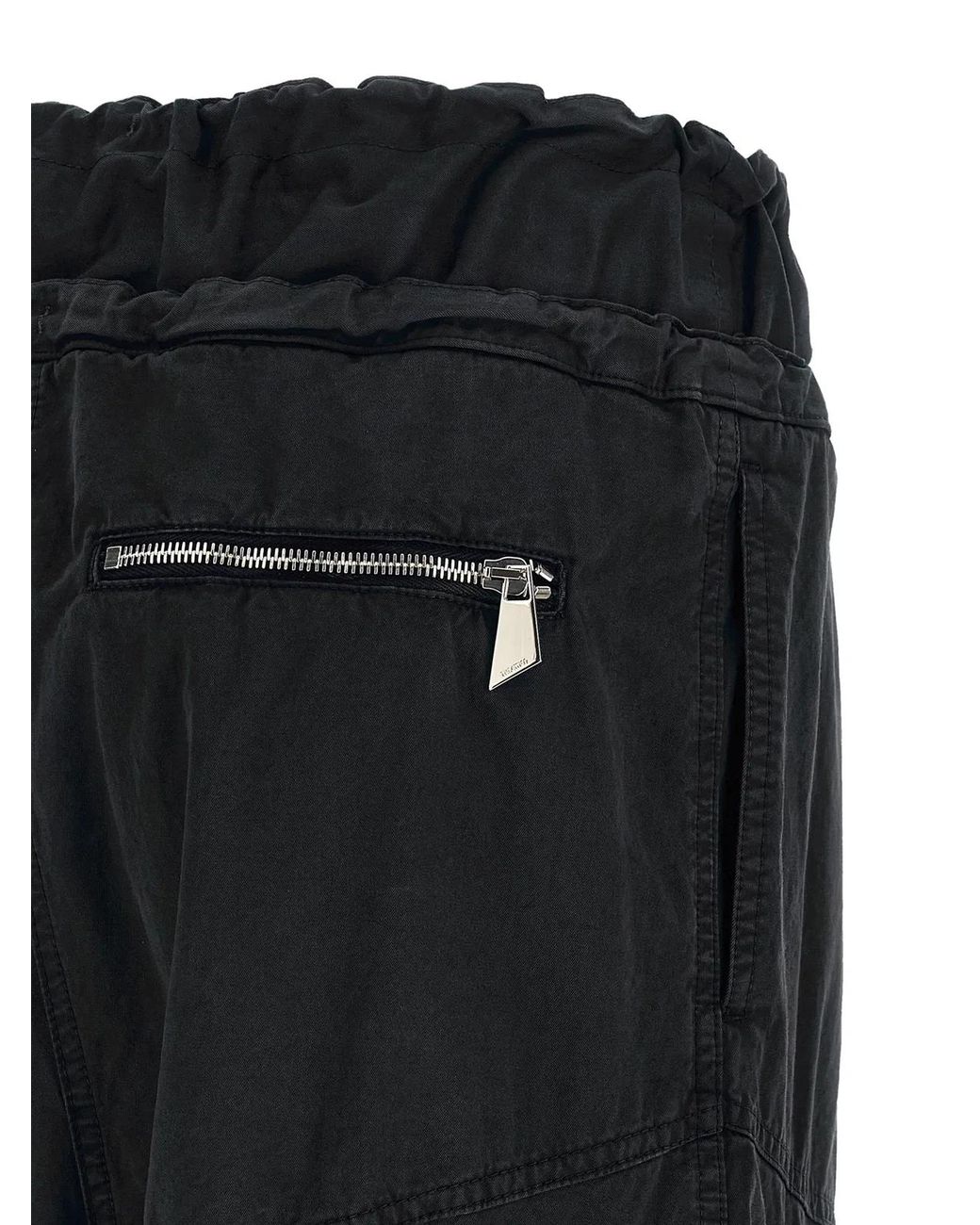 The Attico Black Cargo Pants