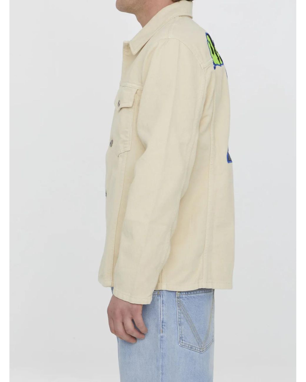 Off-White c/o Virgil Abloh Natural Off Vars Hammer Shirt for men