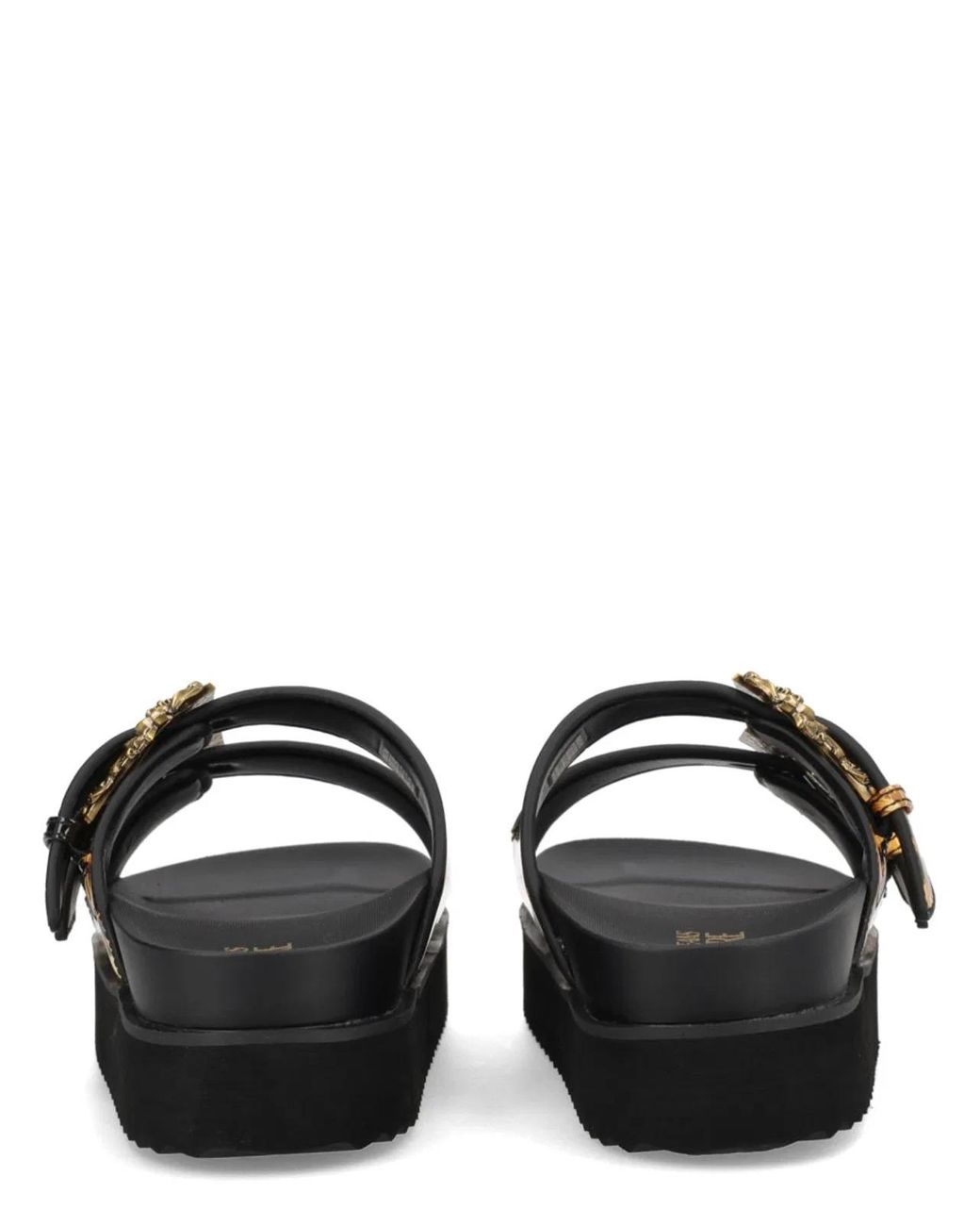 Versace Jeans Couture Black Sandal "Arizona"
