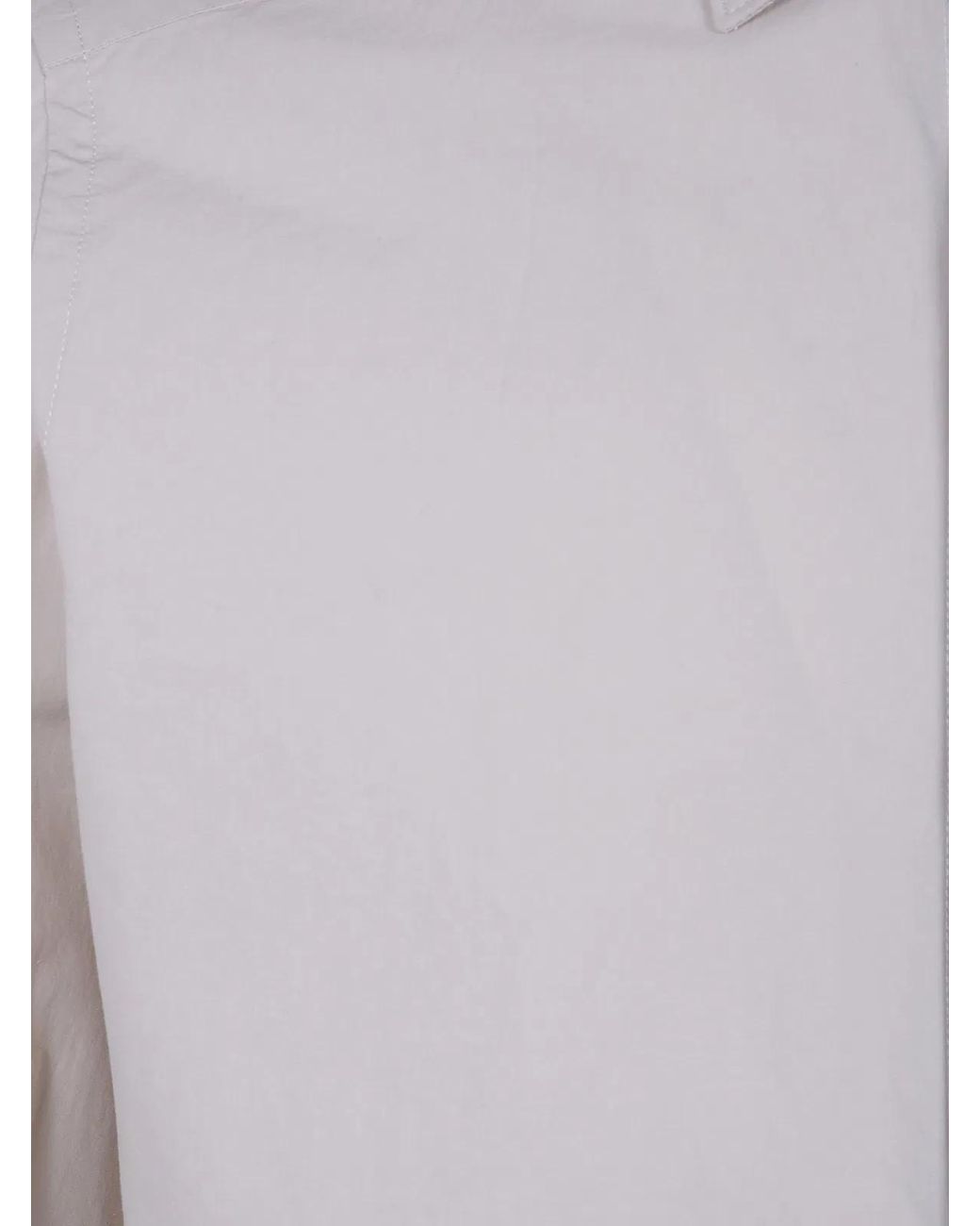 Tintoria Mattei 954 Gray Slim Poplin Shirt for men
