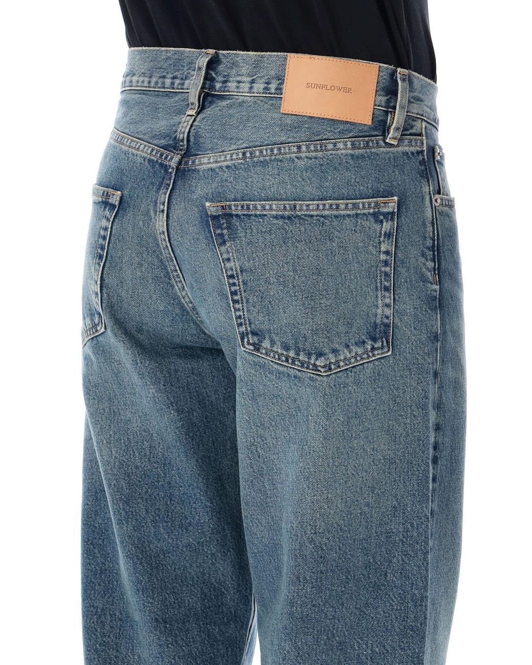 sunflower Blue Loose Jeans for men