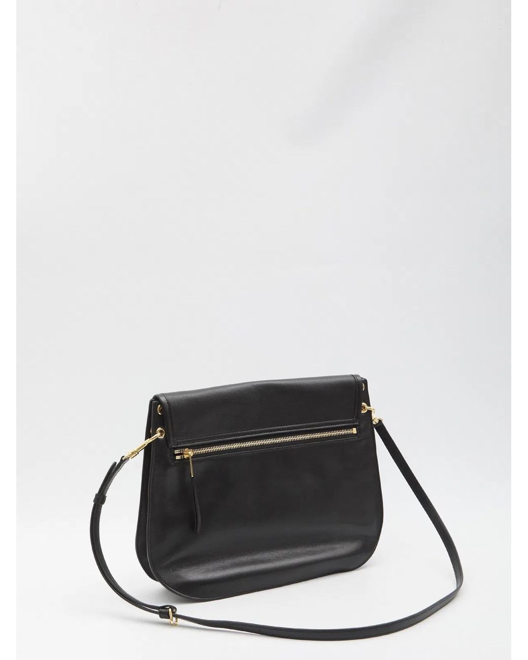 Céline Black Companion Saddle Bag